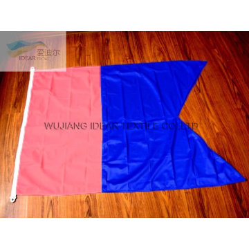 100% Polyester Polygonal Double Colored Flags